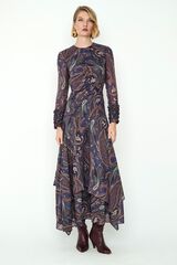 Panambi Vestido estampado Jony Morado
