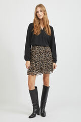 Vila Falda corta estampada Multicolor