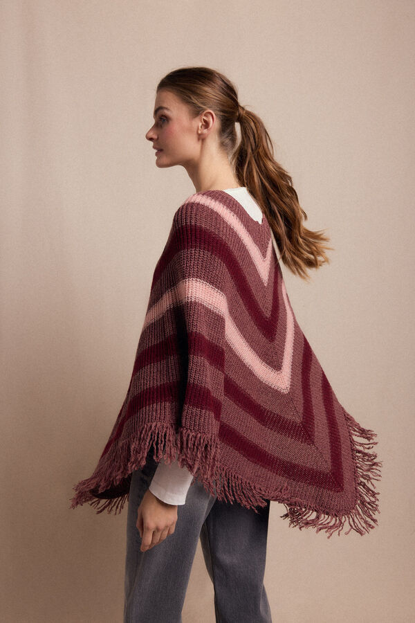 Slowlove Pocho rayas Granate