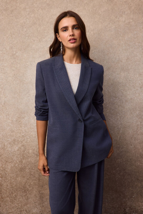 Slowlove Blazer oversized Gris oscuro