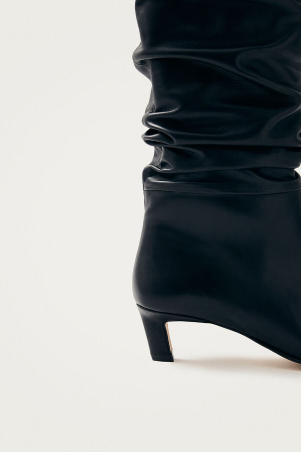 Alohas Botas de cuero Kalila Negro