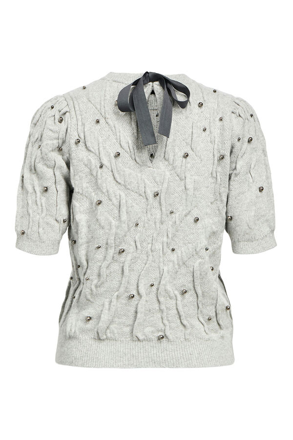 Object Jersey ochos y perlas Gris