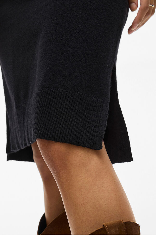 Vila Vestido de punto con viscosa Negro