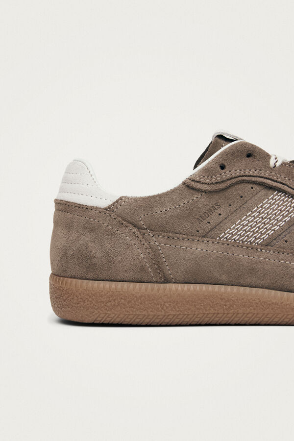 Alohas Zapatillas de cuero Tb.490 Rife Marr&oacute;n