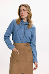 Vila Falda midi antelina Camel