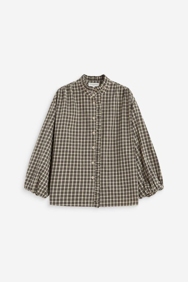 Grace & Mila Blusa corte recto Adelie Estampado beige