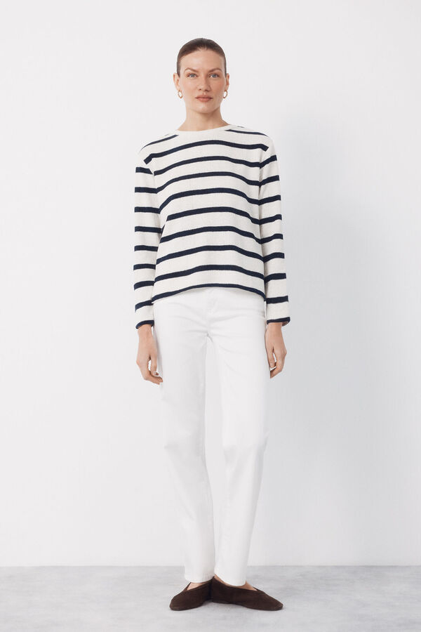 Cortefiel Jeans Sensational Recto Blanco