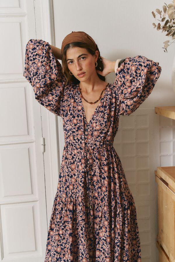 Jaase Vestido maxi Teresa Multicolor