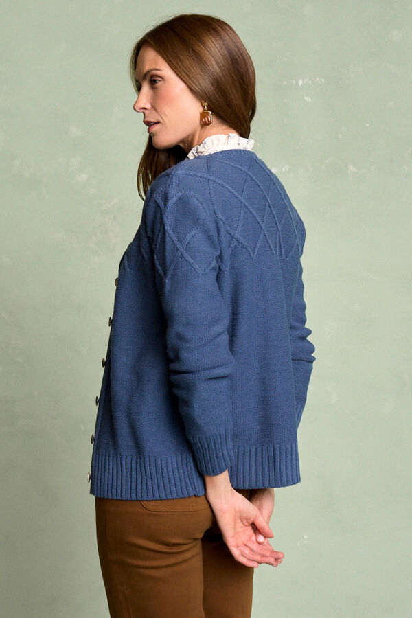 Pol&iacute;n Et Moi Cardigan rayas Bourget Azul