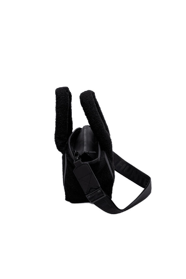 Hunter Bolso alloa borg sherpa crossbody black Negro