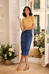 Pol&iacute;n Et Moi Jersey punto Bruna Amarillo