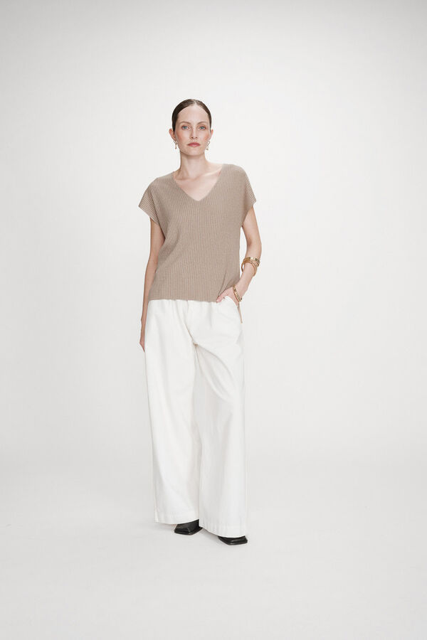 Grace & Mila Top de punto con l&uacute;rex Amarillo