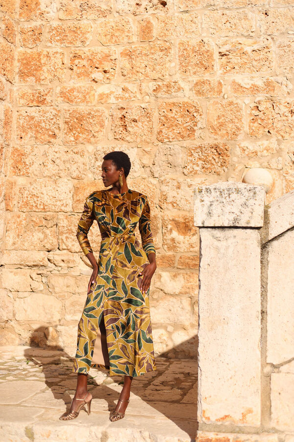 Panambi Vestido Peir Dorado