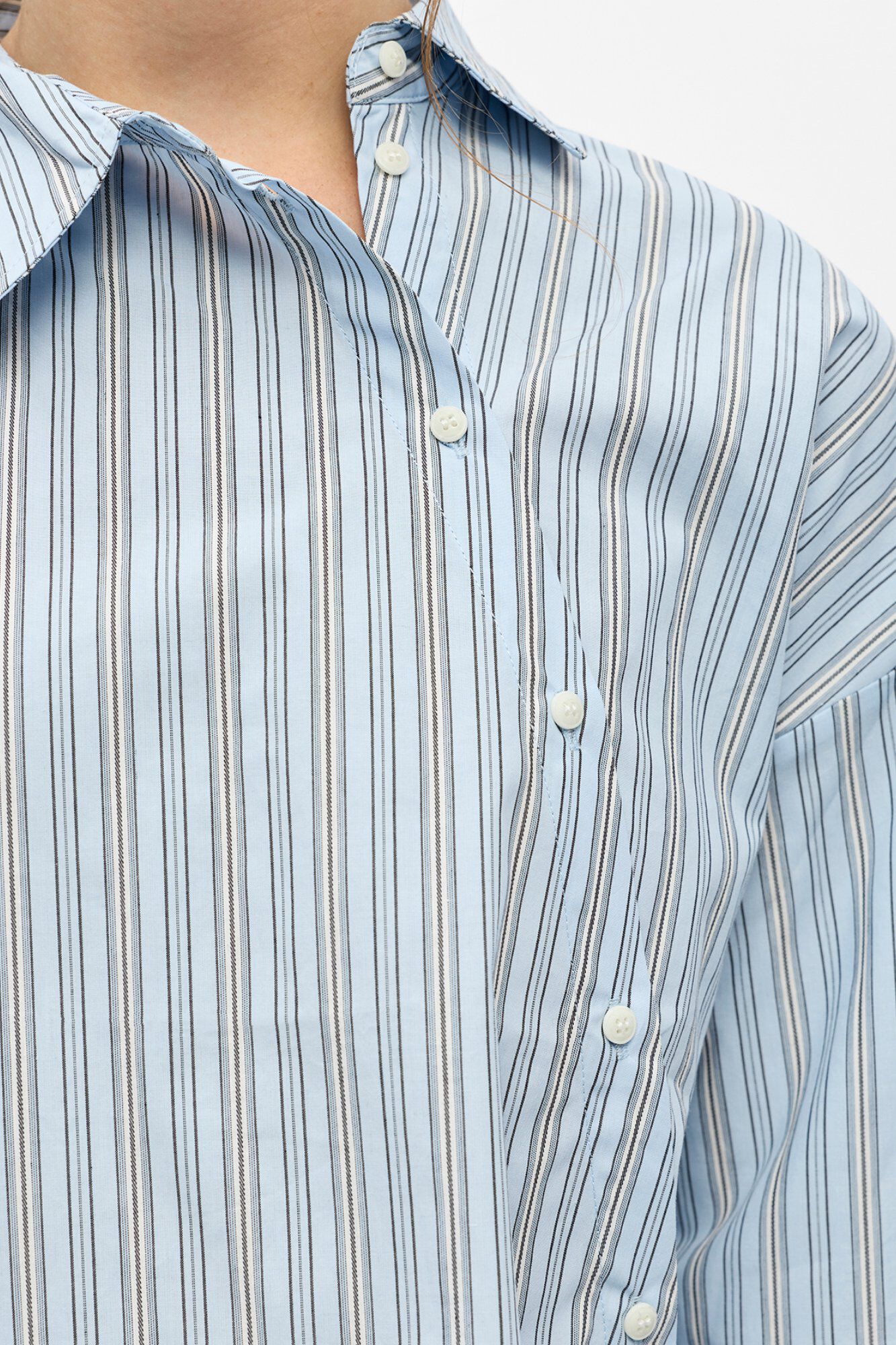 Object Camisa asim&eacute;trica rayas