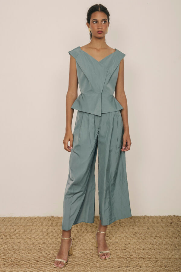 Cherubina Pantal&oacute;n Riley Turquesa