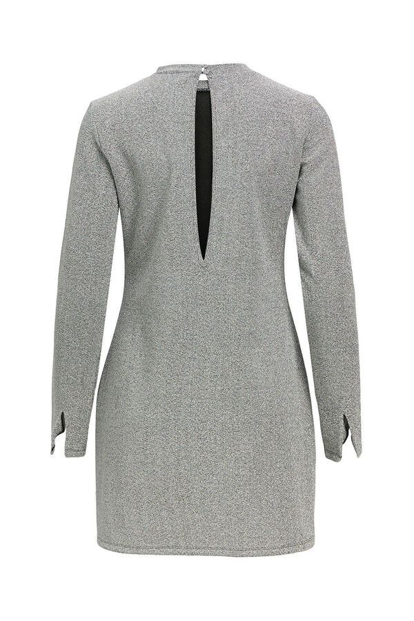 Object Vestido corto glitter Gris