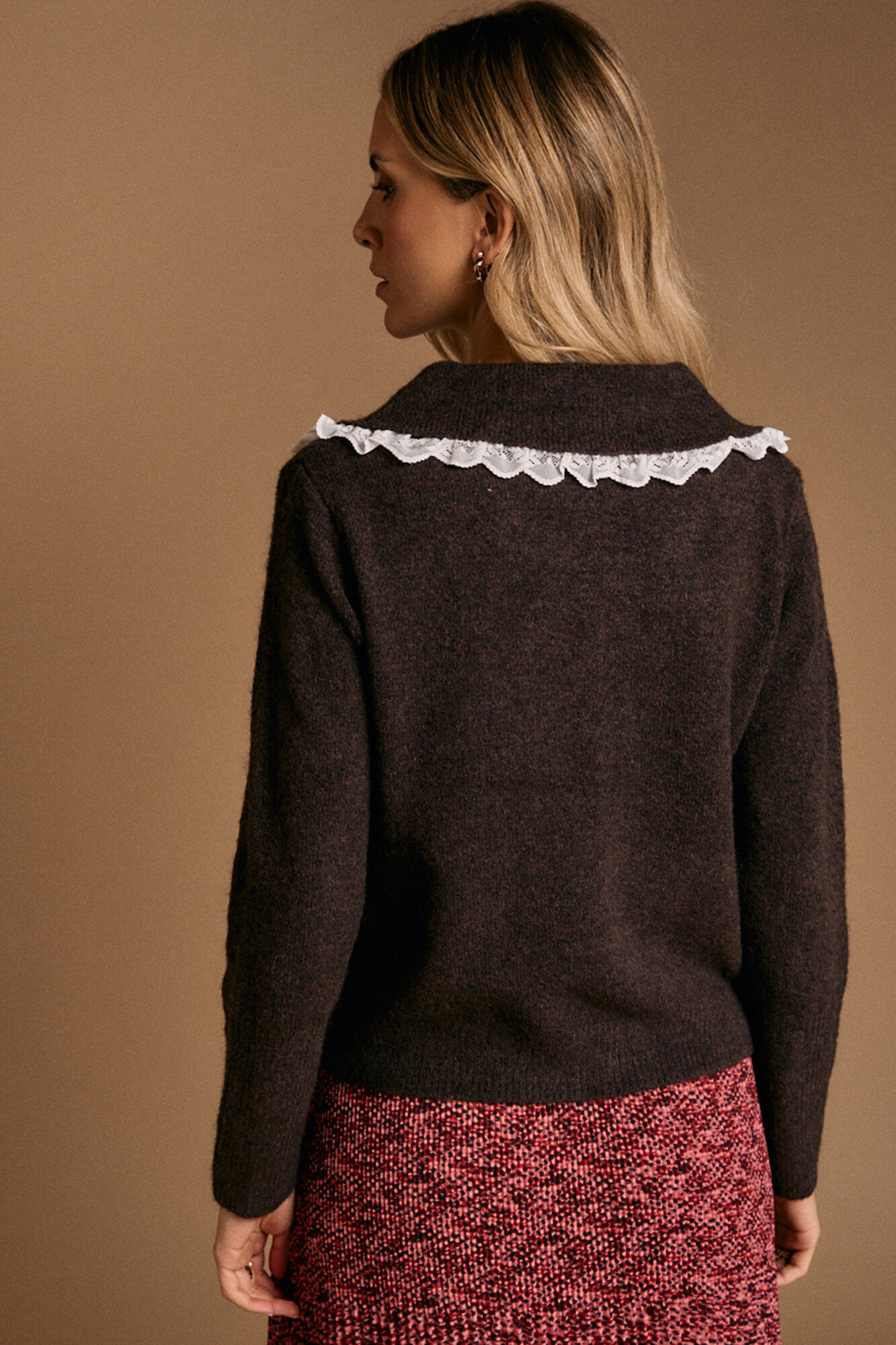 Pol&iacute;n Et Moi Cardigan cuello Bali