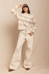 Slowlove Jeans wide buttons