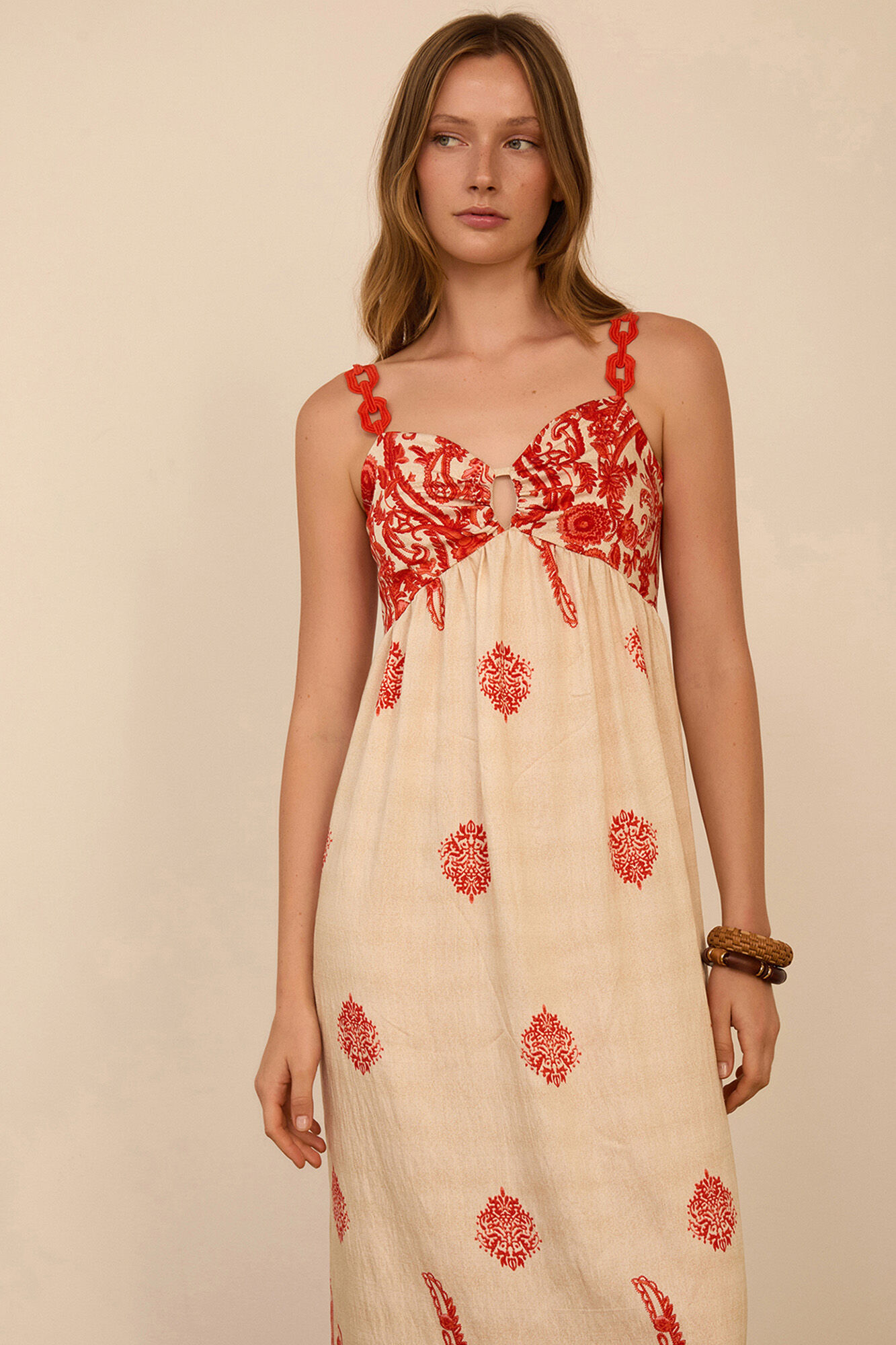 Meisie Vestido largo estampado