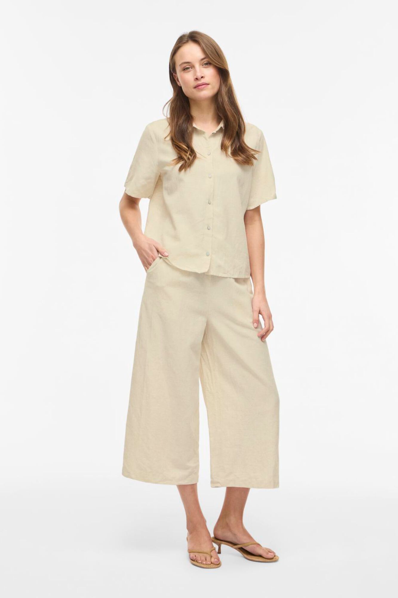 Vila Pantal&oacute;n de mujer culotte de lino