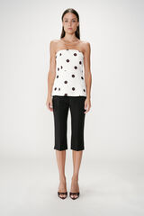 Grace & Mila Top estampado lunares Wixie Estampado blanco