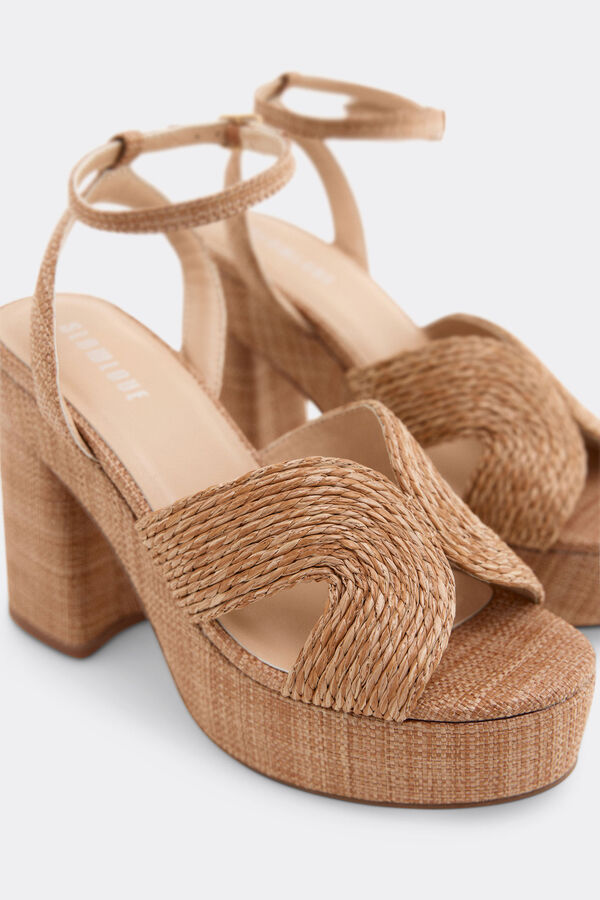 Slowlove Sandalia plataforma yute Arena