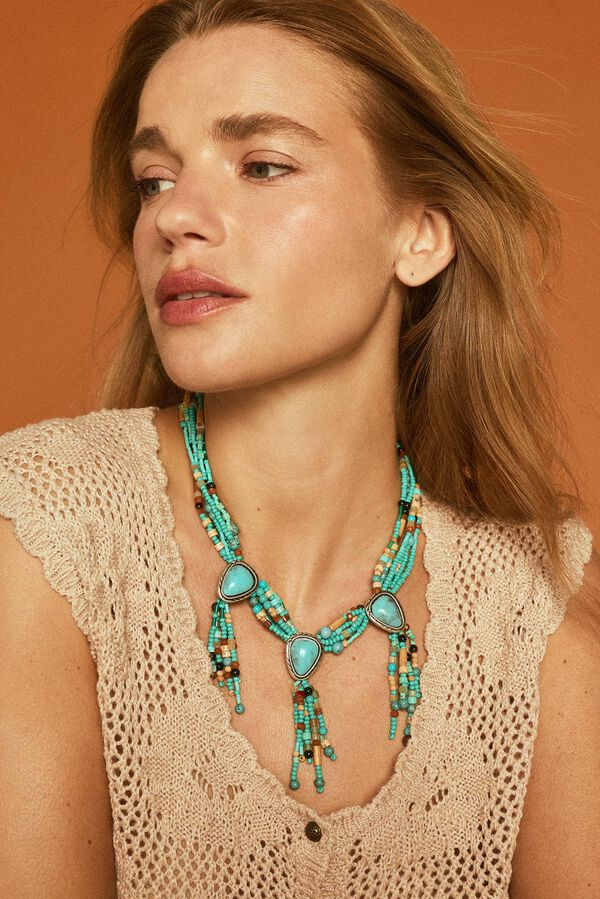 Slowlove Collar trenzado Multicolor