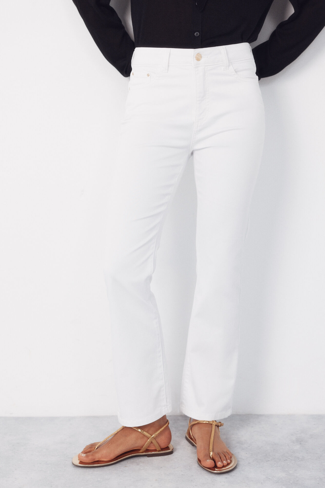 Cortefiel Jeans Sensational Campana Crop