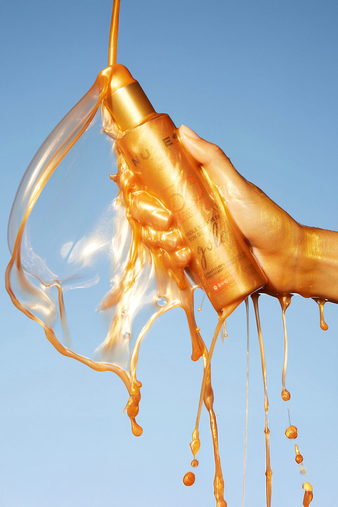 Nuxe NUXE SUN ACEITE BRONCEADOR GOLD ROSTRO Y CUERPO SPF 50 150ML