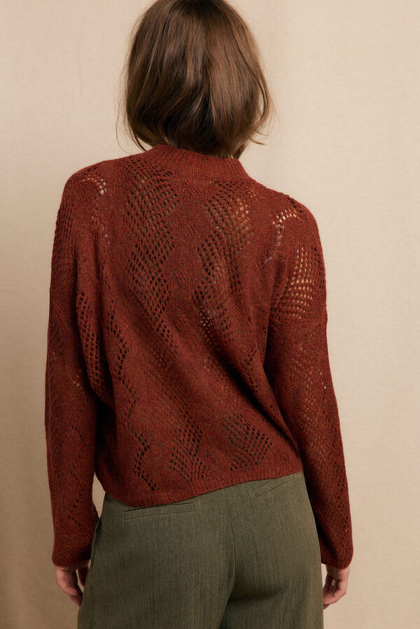 Slowlove Jersey calado perkins Naranja