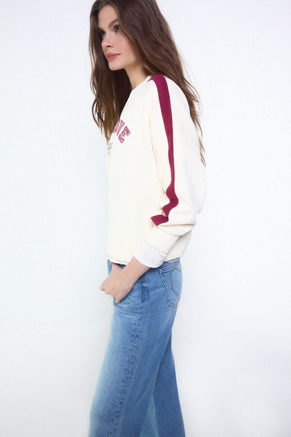 Slowlove Sudadera slowlove oversize Blanco