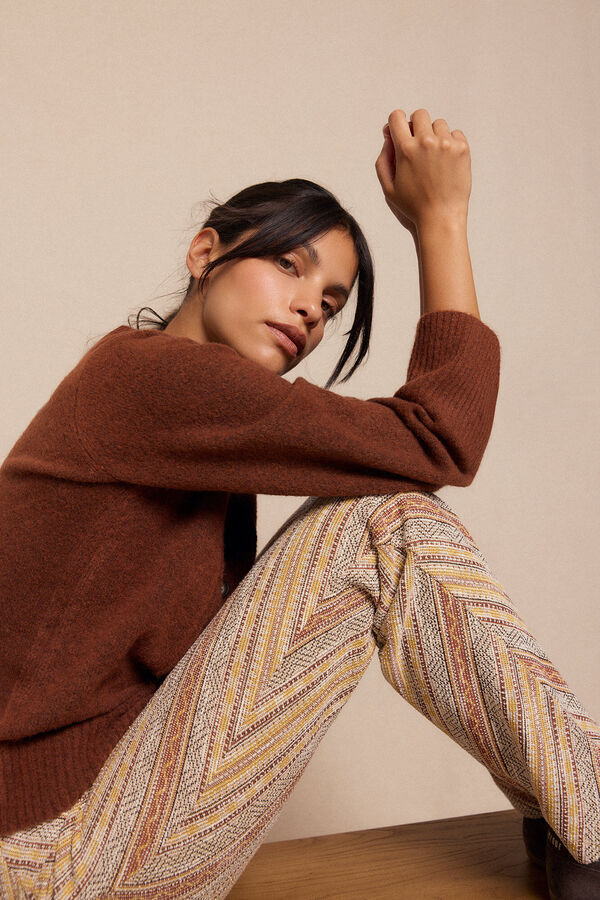 Slowlove Chaqueta punto Marrón