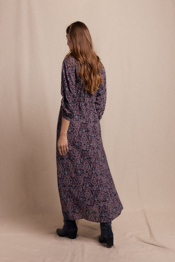 Slowlove Vestido estampado Negro