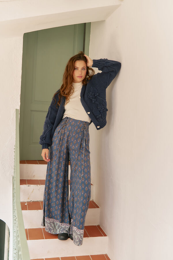 Jaase C&aacute;rdigan de punto Azul marino