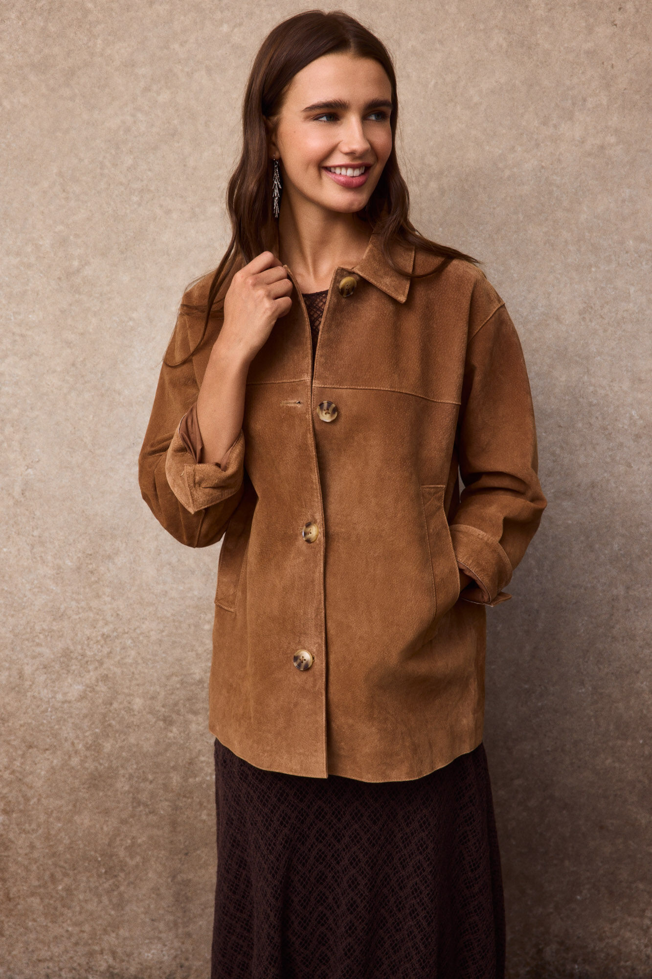 Slowlove Sobrecamisa de piel