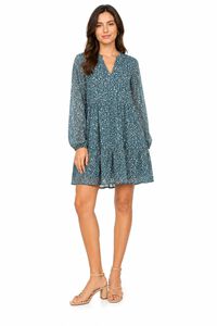 Object Vestido corto gasa estampado
