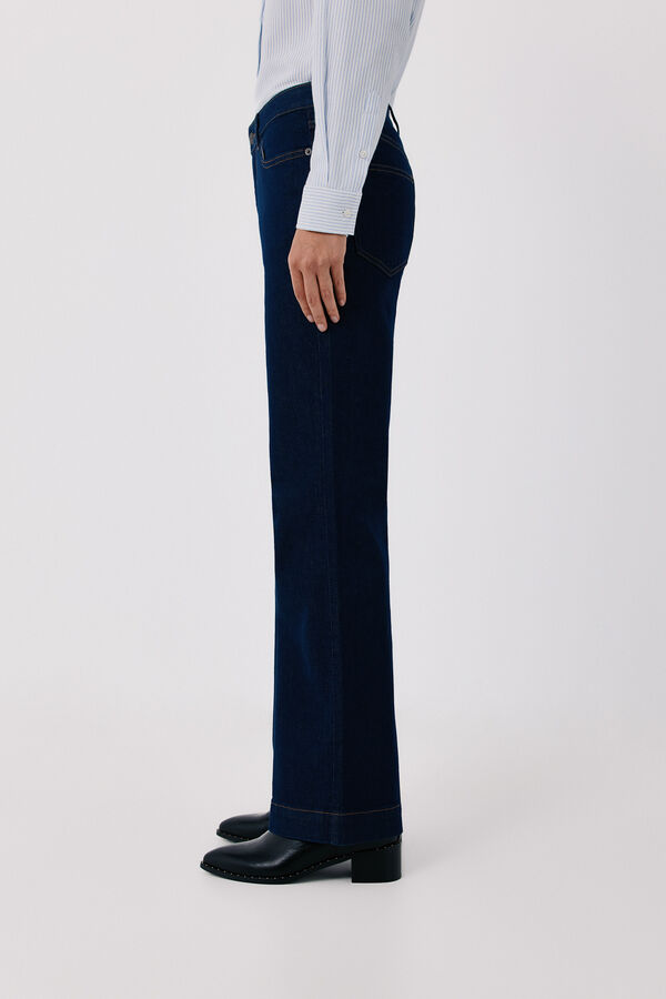 Cortefiel Jeans Bootcut Azul