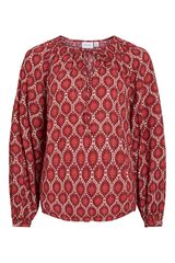 Vila Blusa estampada Rojo