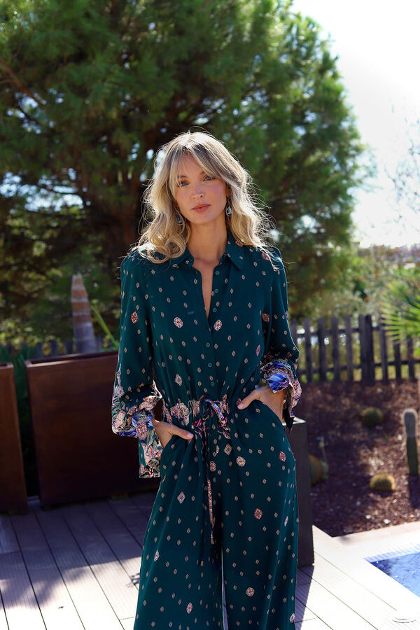 Jaase Mono Rita estampado Estella Turquesa