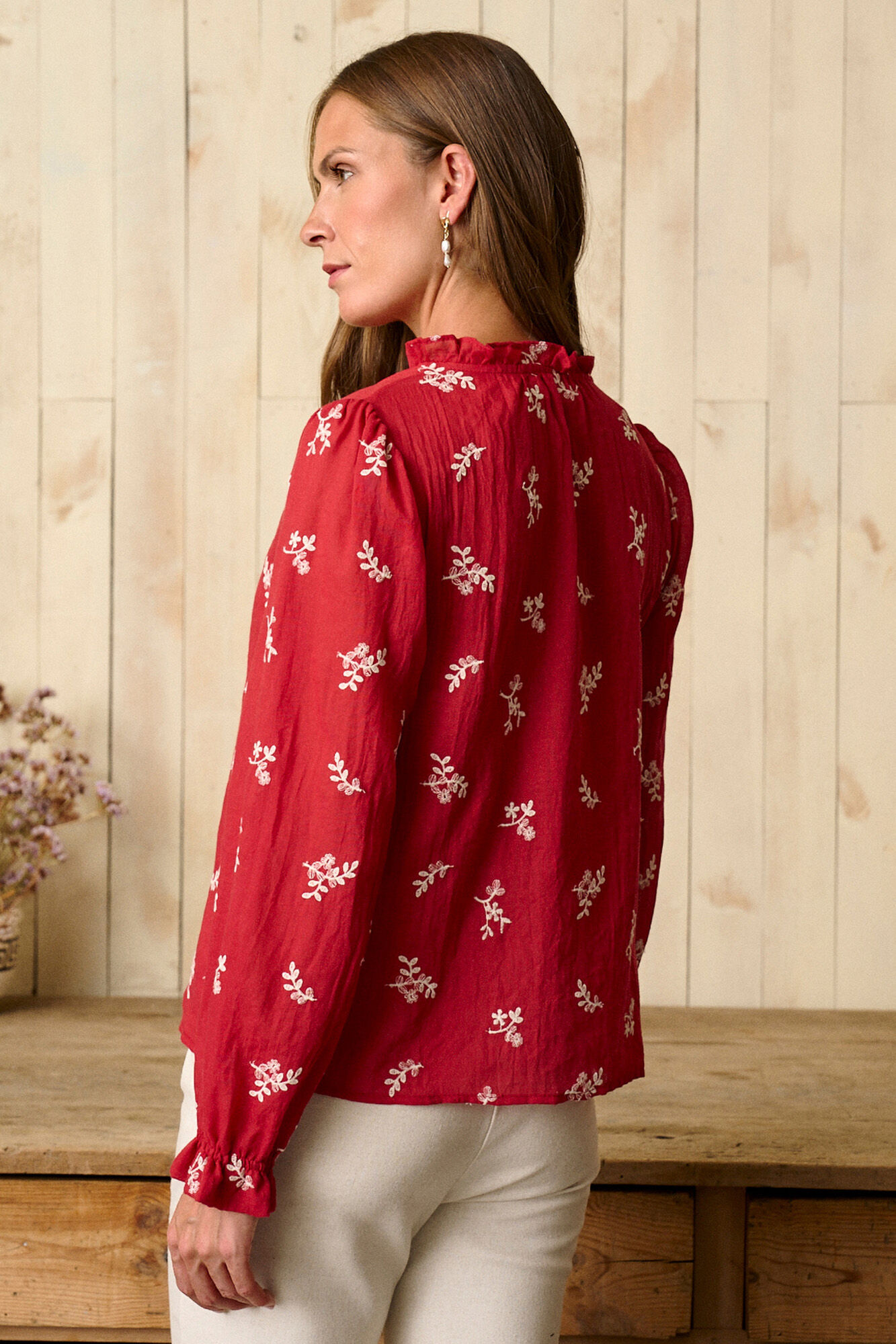 Pol&iacute;n Et Moi Blusa cereza Tania