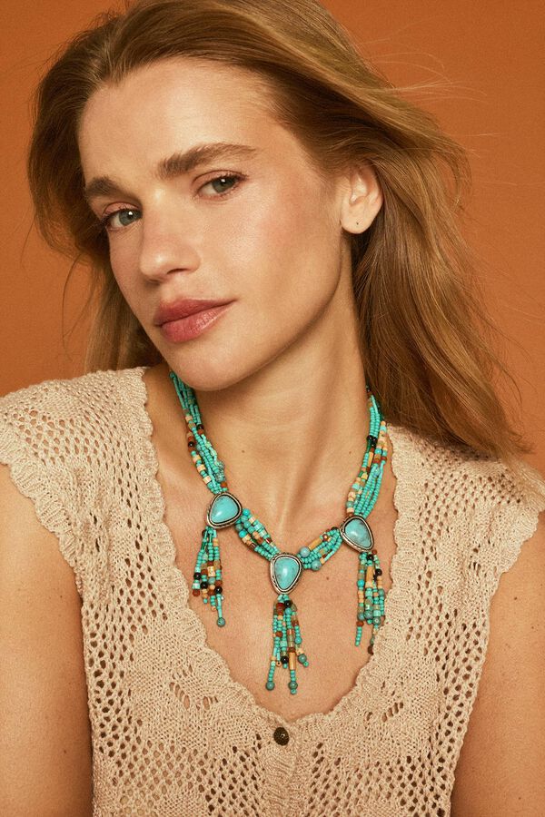 Slowlove Collar trenzado Multicolor
