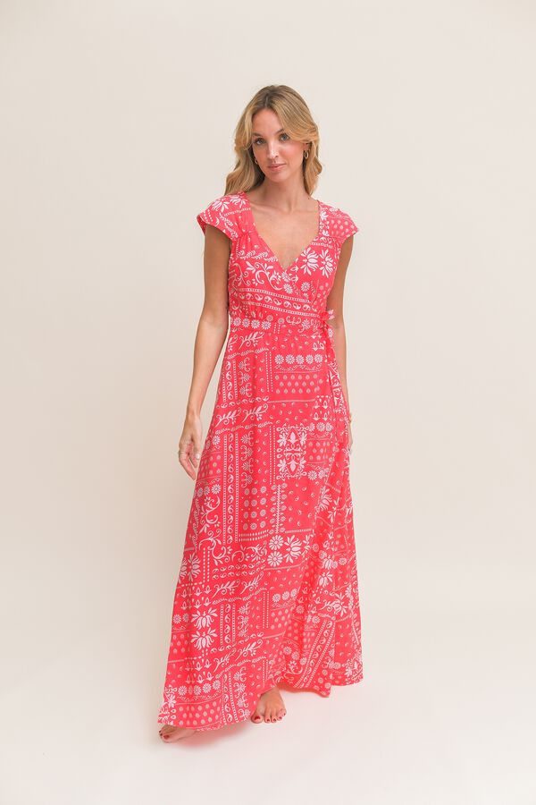 Jaase Vestido largo Remy Coral