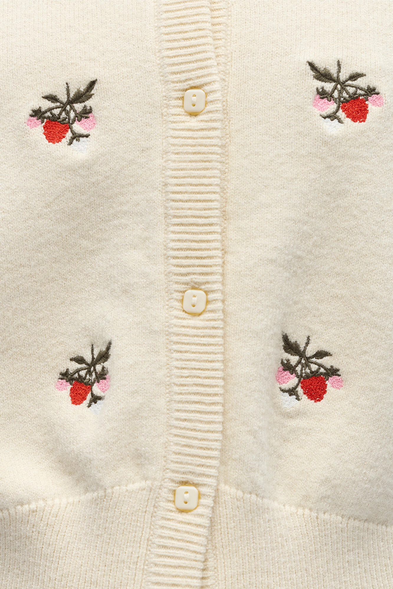 Object C&aacute;rdigan punto bordado