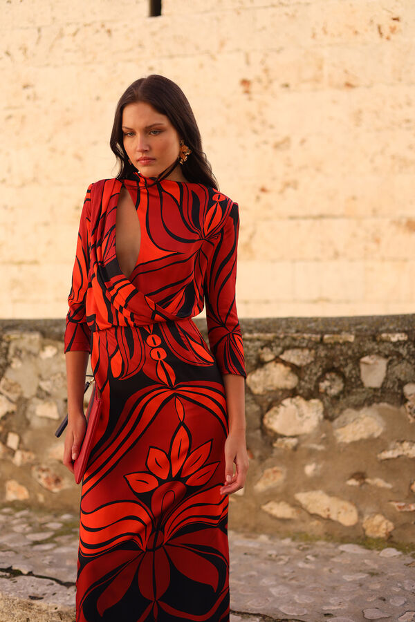 Panambi Vestido Mali Rojo