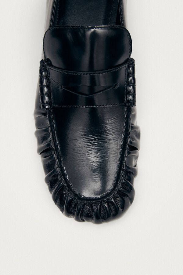 Alohas Mocasines de cuero Aven Negro