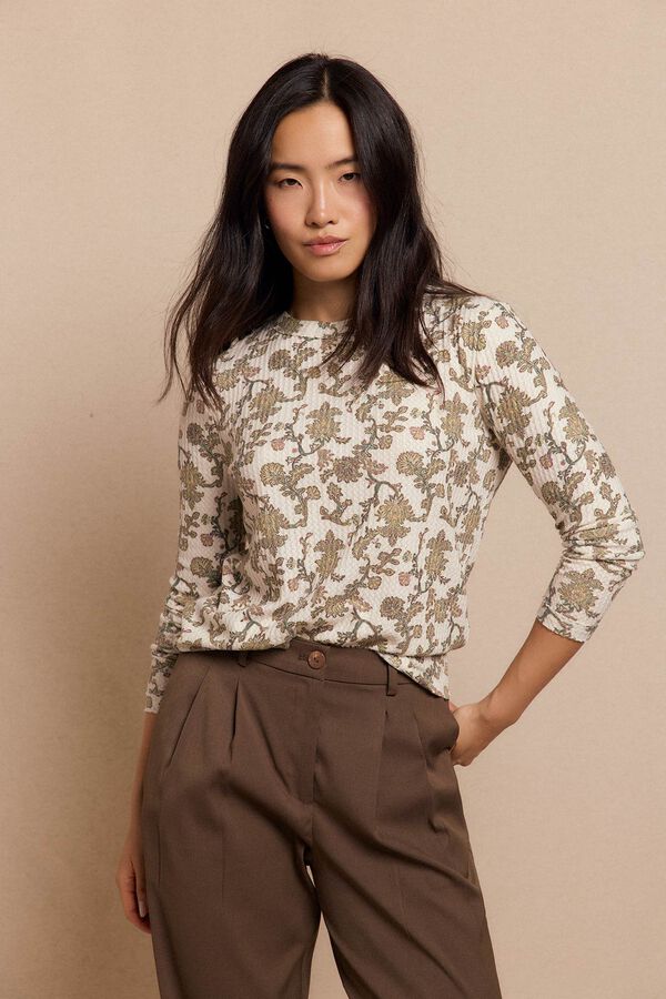 Slowlove Camiseta estructura estampada Multicolor