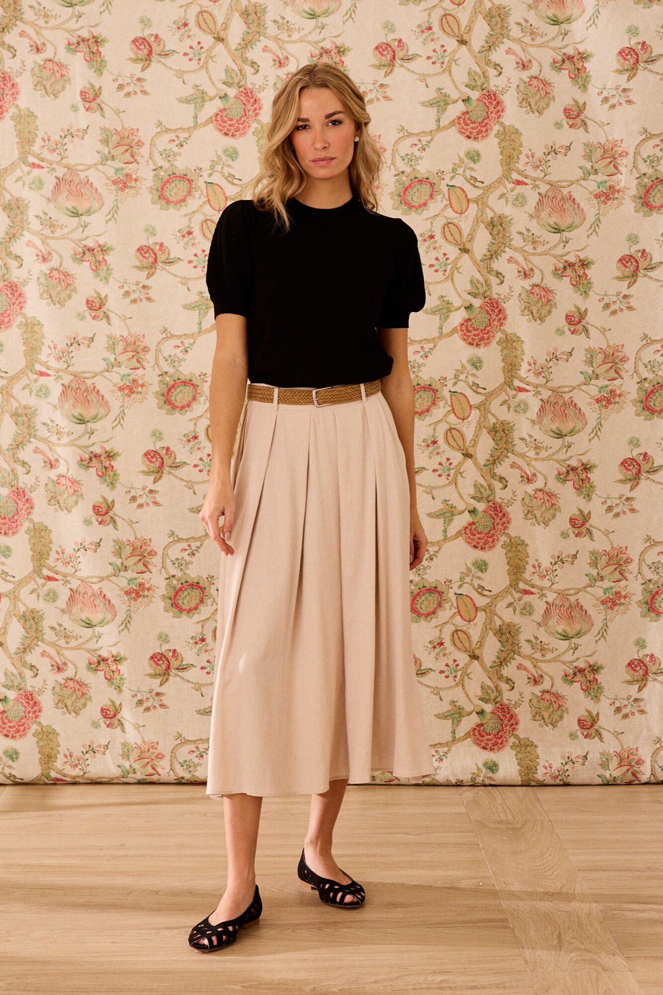 Pol&iacute;n Et Moi Falda lino Frida