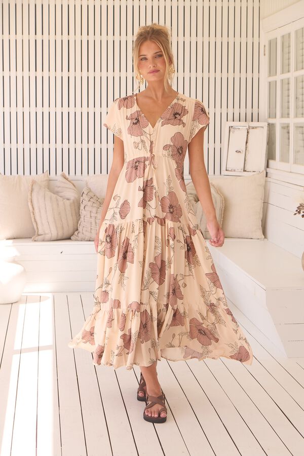 Jaase Vestido largo Melissa Rosa