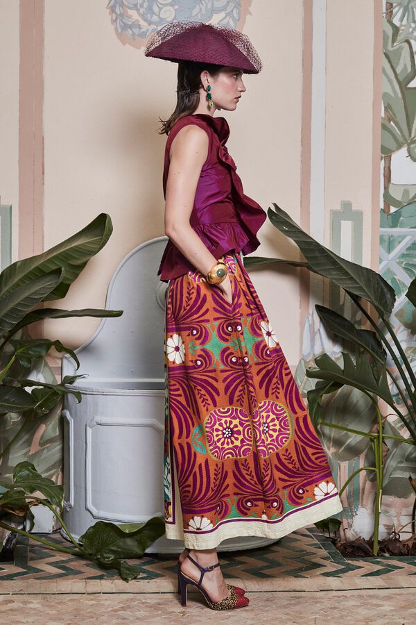 Panambi Falda Liseil Fucsia