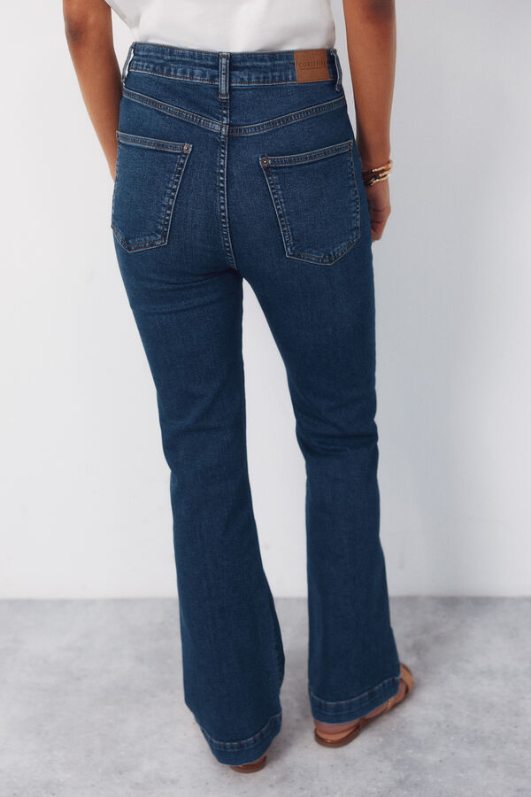 Cortefiel Jeans Bootcut Azul